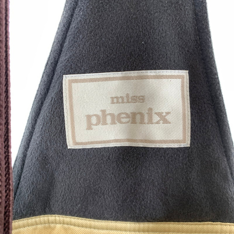 【中古品】【レディース】 miss phenix ミスフェニックス ヴィンテージ 平成 レトロ柄 中綿入りスキーウェア カラー ベージュ/ネイビー 127-261022-ky-01-fuz 万代Net店