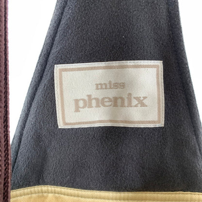 【中古品】【レディース】 miss phenix ミスフェニックス ヴィンテージ 平成 レトロ柄 中綿入りスキーウェア カラー ベージュ/ネイビー 127-261022-ky-01-fuz 万代Net店