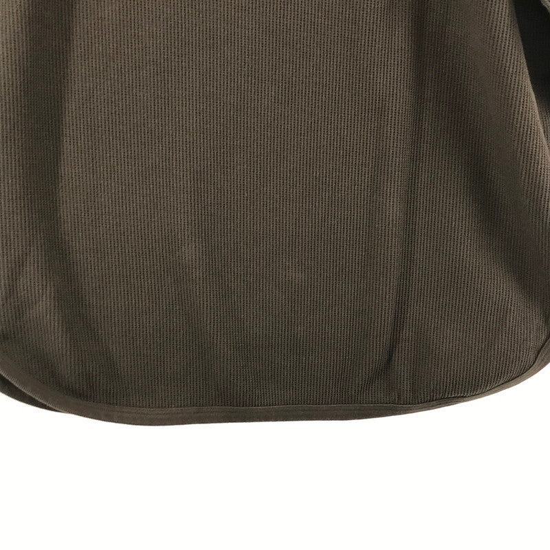 【中古品】【メンズ】 BLURHMS ブラームス 7分袖 Tシャツ トップス 古着 140-260113-ny-04-fuz サイズ：02 カラー：茶 万代Net店