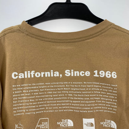 【中古品】【キッズ】 THE NORTH FACE ザ・ノース・フェイス NTJ32356 SS ヒストリカルロゴティー 173-260123-ky-15-fuz サイズ：150 カラー：ブラウン 万代Net店