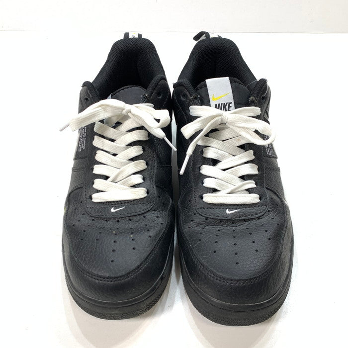 【中古品】【メンズ】 NIKE ナイキ AJ7747-001 AIR FORCE 1 LOW UTILITY BLACK WHITE エアフォース 1 ロー スニーカー 160-260124-gm-39-fuz サイズ：27.5cm カラー：ブラック 万代Net店