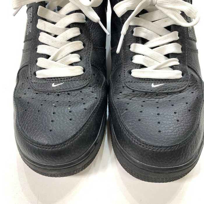 【中古品】【メンズ】 NIKE ナイキ AJ7747-001 AIR FORCE 1 LOW UTILITY BLACK WHITE エアフォース 1 ロー スニーカー 160-260124-gm-39-fuz サイズ：27.5cm カラー：ブラック 万代Net店