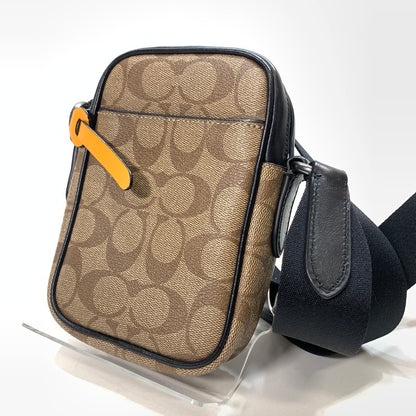 【中古品】【メンズ/レディース】 COACH コーチ ミニショルダーバッグ カバン F72930 シグネチャー 180-260123-ny-04-fuz カラー：ブラウン 万代Net店