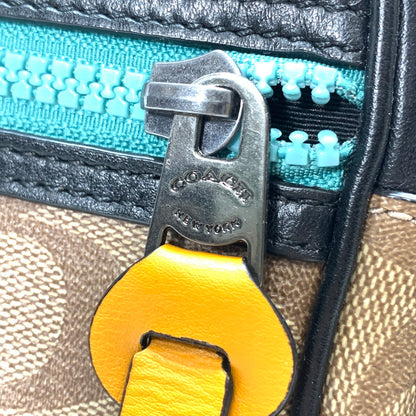 【中古品】【メンズ/レディース】 COACH コーチ ミニショルダーバッグ カバン F72930 シグネチャー 180-260123-ny-04-fuz カラー：ブラウン 万代Net店