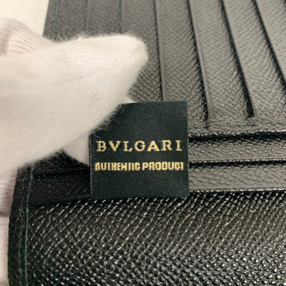 【中古美品】【メンズ/レディース】 BVLGARI ブルガリ 長財布 財布 283810 181-260116-ky-05-fuz カラー：ブラック 万代Net店