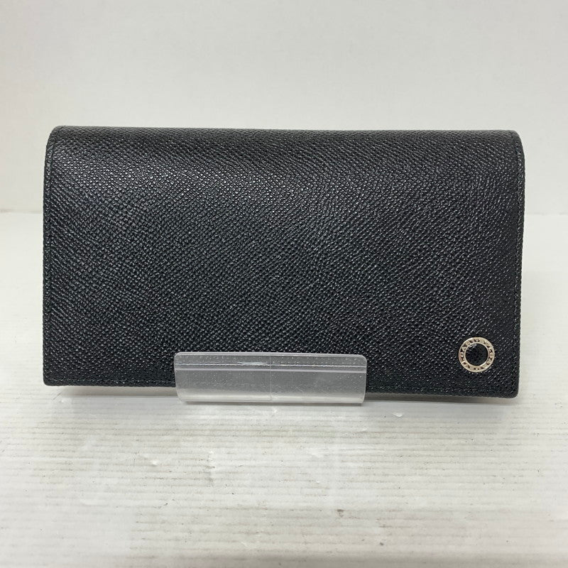 【中古美品】【メンズ/レディース】 BVLGARI ブルガリ 長財布 財布 283810 181-260116-ky-05-fuz カラー：ブラック 万代Net店