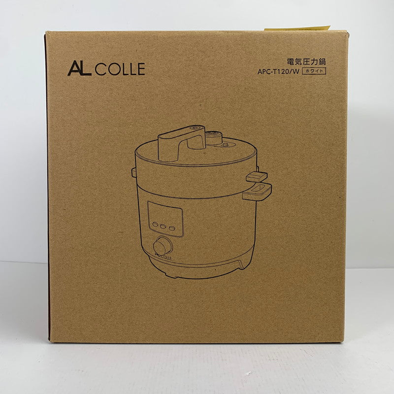 【中古美品】 未使用 アルファックス・コイズミ APC-T120 家庭用 電気圧力鍋 らくなべ ホワイト 2025年製 098-260118-mh-05-fuz 万代Net店