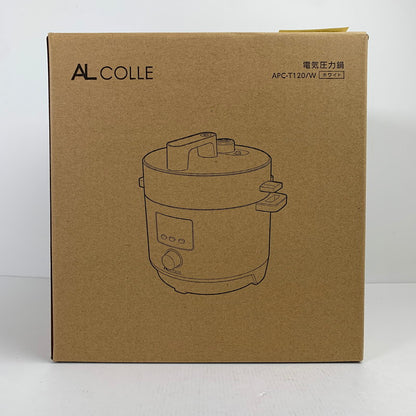 【中古美品】 未使用 アルファックス・コイズミ APC-T120 家庭用 電気圧力鍋 らくなべ ホワイト 2025年製 098-260118-mh-05-fuz 万代Net店
