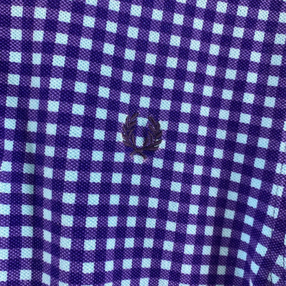 【中古品】【メンズ】 FRED PERRY フレッドペリー 半袖ポロシャツ BLUE SIZE:XS チェック柄 141-260920-io-31-fuzh カラー：ブルー 万代Net店