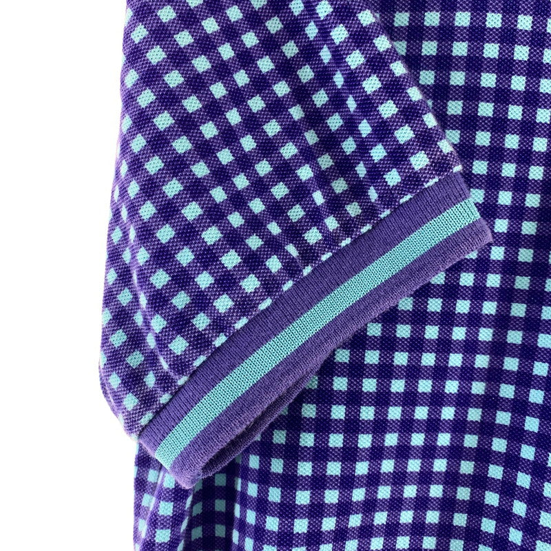 【中古品】【メンズ】 FRED PERRY フレッドペリー 半袖ポロシャツ BLUE SIZE:XS チェック柄 141-260920-io-31-fuzh カラー：ブルー 万代Net店