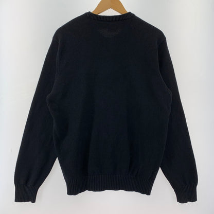 【中古品】【メンズ】 HUF ハフ GIFT BEAR INTARSIA SWEATER ニット セーター くま トップス 長袖 古着 142-260114-ny-01-fuz サイズ：L カラー：ブラック 万代Net店