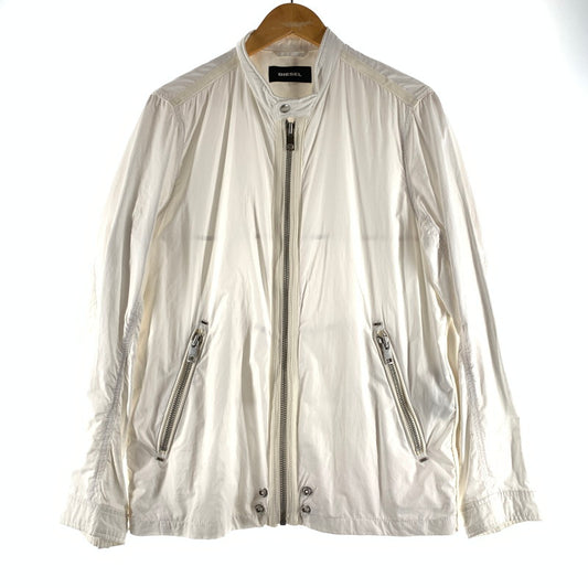 【中古品】【メンズ】 DIESEL ディーゼル ブルゾン ジャケット 上着 アウター SIZE:M/WHITE 141-260909-io-02-fuzh カラー：ホワイト 万代Net店