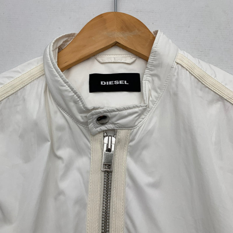 【中古品】【メンズ】 DIESEL ディーゼル ブルゾン ジャケット 上着 アウター SIZE:M/WHITE 141-260909-io-02-fuzh カラー：ホワイト 万代Net店