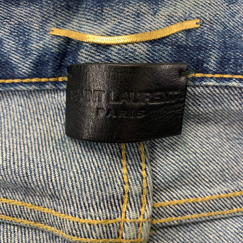 【中古品】【メンズ/レディース】 SAINT LAURENT PARIS サンローラン デニムスキニーパンツ 171-260116-ky-12-fuz サイズ：26 万代Net店