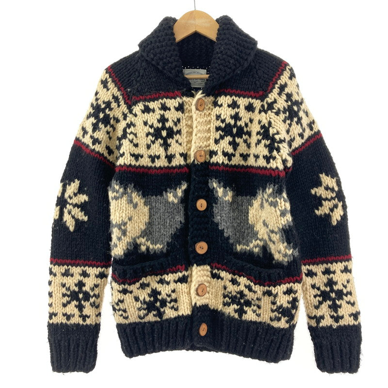 【中古品】【メンズ】 STUDIOD'ARTISAN×KANATA ステュディオ・ダ・ルチザン カナタ カウチンカーディガン メンズ 総柄 サイズ不明 145-260129-mh-01-fuz 万代Net店