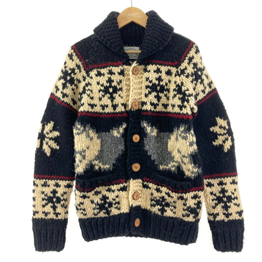 【中古品】【メンズ】 STUDIOD'ARTISAN×KANATA ステュディオ・ダ・ルチザン カナタ カウチンカーディガン メンズ 総柄 サイズ不明 145-260129-mh-01-fuz 万代Net店