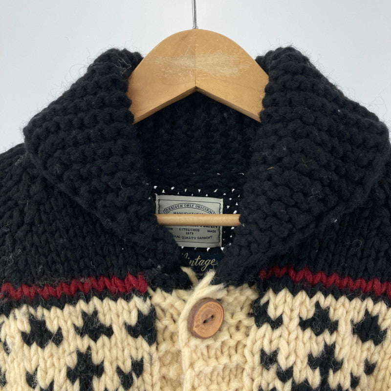 【中古品】【メンズ】 STUDIOD'ARTISAN×KANATA ステュディオ・ダ・ルチザン カナタ カウチンカーディガン メンズ 総柄 サイズ不明 145-260129-mh-01-fuz 万代Net店