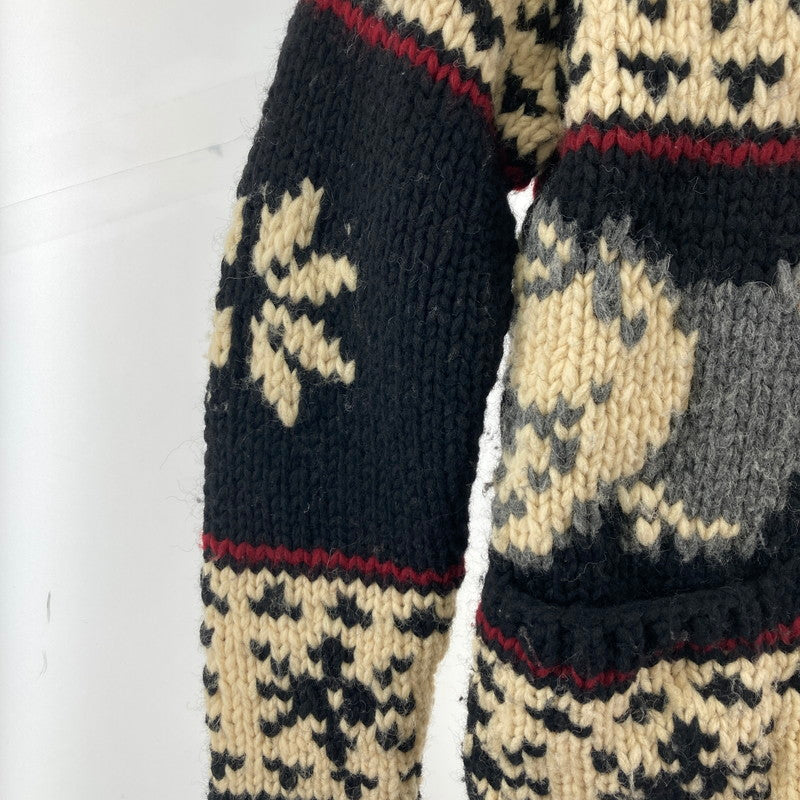 【中古品】【メンズ】 STUDIOD'ARTISAN×KANATA ステュディオ・ダ・ルチザン カナタ カウチンカーディガン メンズ 総柄 サイズ不明 145-260129-mh-01-fuz 万代Net店