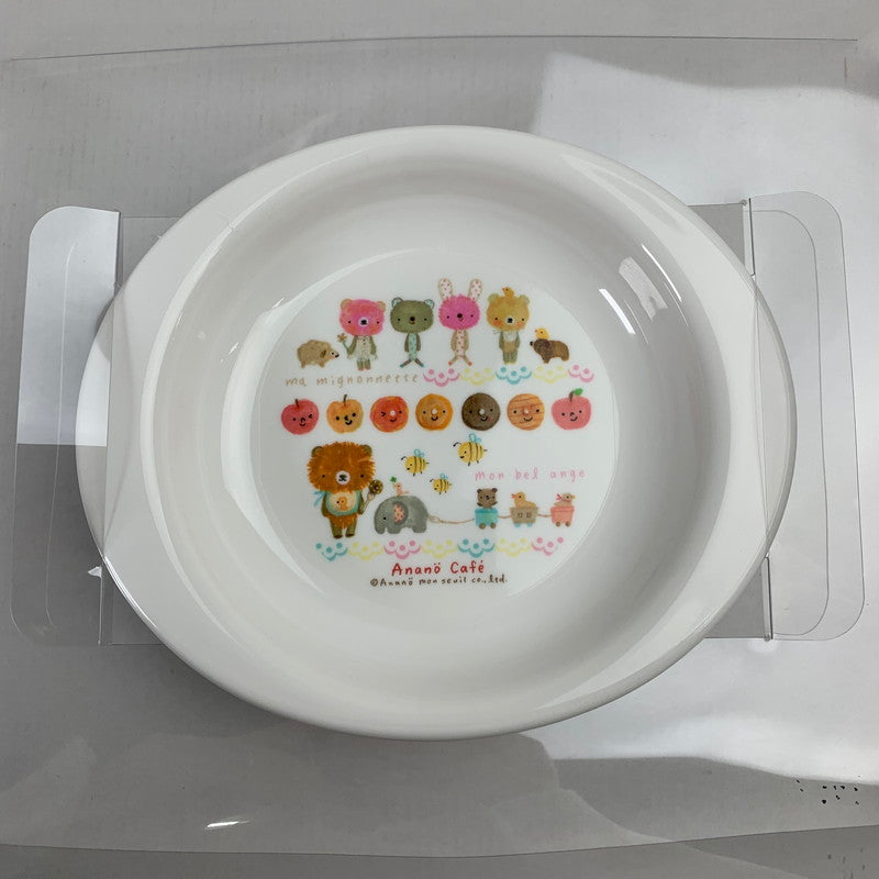 【中古美品】 未使用 Anano Cafe アナノカフェ ベビー 食器 5点 セット 離乳食 プレート お食い初め ギフト 101-260118-mh-02-fuz 万代Net店
