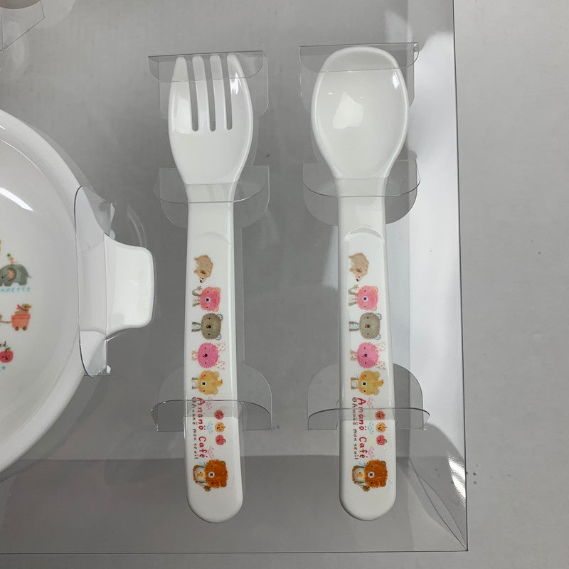 【中古美品】 未使用 Anano Cafe アナノカフェ ベビー 食器 5点 セット 離乳食 プレート お食い初め ギフト 101-260118-mh-02-fuz 万代Net店