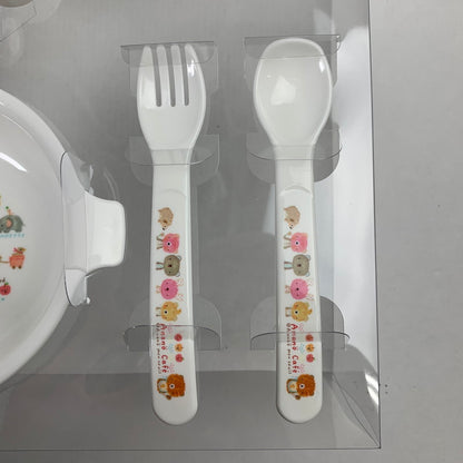 【中古美品】 未使用 Anano Cafe アナノカフェ ベビー 食器 5点 セット 離乳食 プレート お食い初め ギフト 101-260118-mh-02-fuz 万代Net店