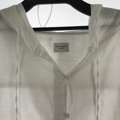【中古品】【レディース】 URBAN RESEARCH DOORS アーバンリサーチドアーズ コットンラミーパーカー WHITE シャツ 170-261018-io-18-fuzh サイズ：M カラー：ホワイト 万代Net店