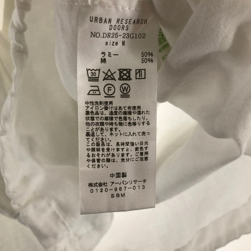 【中古品】【レディース】 URBAN RESEARCH DOORS アーバンリサーチドアーズ コットンラミーパーカー WHITE シャツ 170-261018-io-18-fuzh サイズ：M カラー：ホワイト 万代Net店