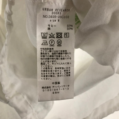 【中古品】【レディース】 URBAN RESEARCH DOORS アーバンリサーチドアーズ コットンラミーパーカー WHITE シャツ 170-261018-io-18-fuzh サイズ：M カラー：ホワイト 万代Net店