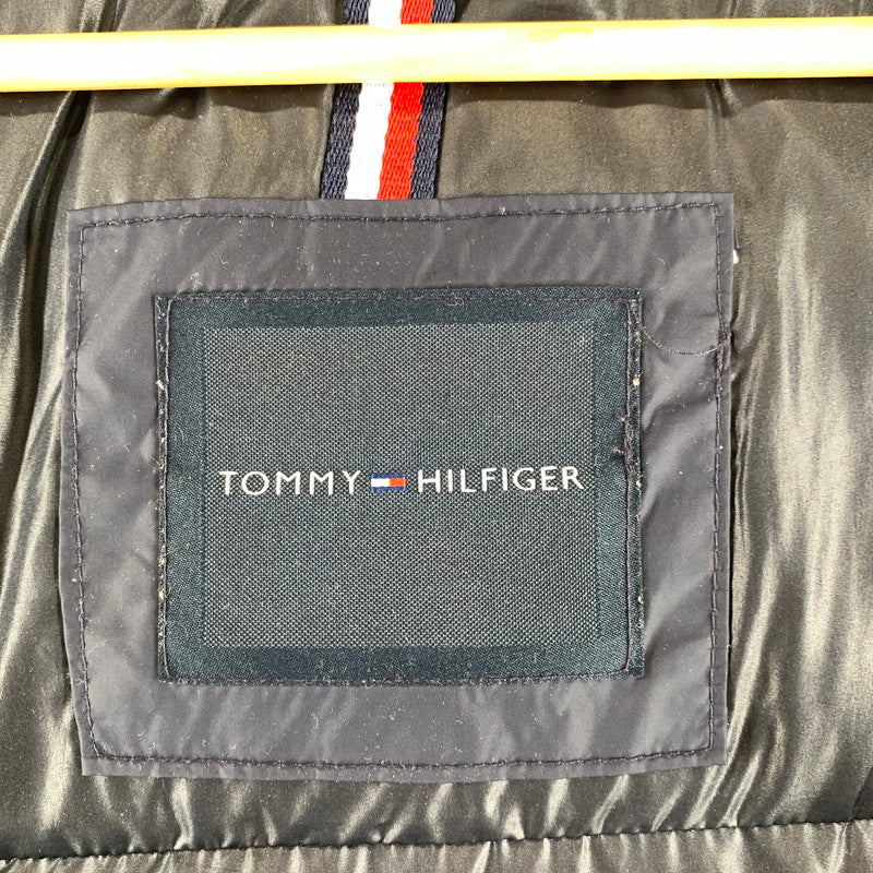 【中古品】【メンズ】 TOMMY HILFIGER トミーヒルフィガー 中綿 ジャケット ダウン コート アウター 古着 148-261009-mh-02-fuzh サイズ：M カラー：ブルー・ホワイト 万代Net店