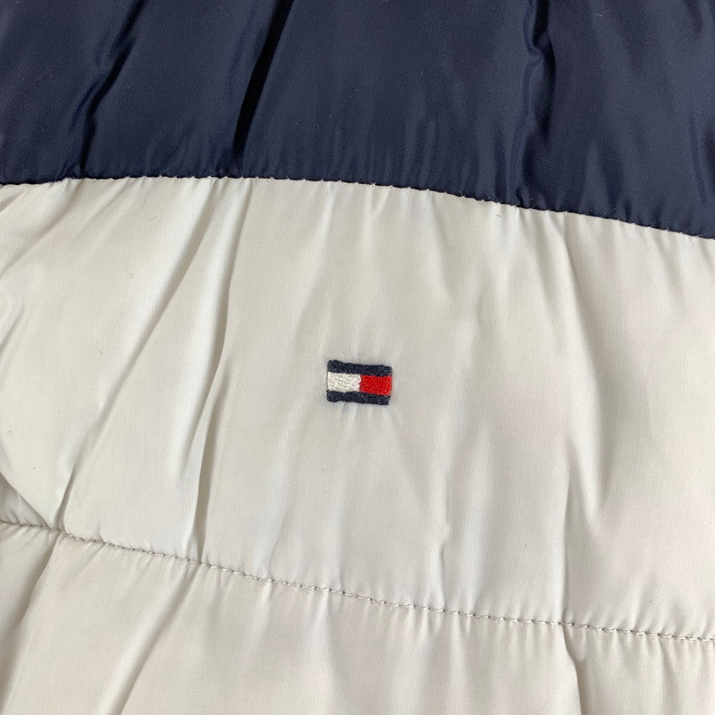 【中古品】【メンズ】 TOMMY HILFIGER トミーヒルフィガー 中綿 ジャケット ダウン コート アウター 古着 148-261009-mh-02-fuzh サイズ：M カラー：ブルー・ホワイト 万代Net店