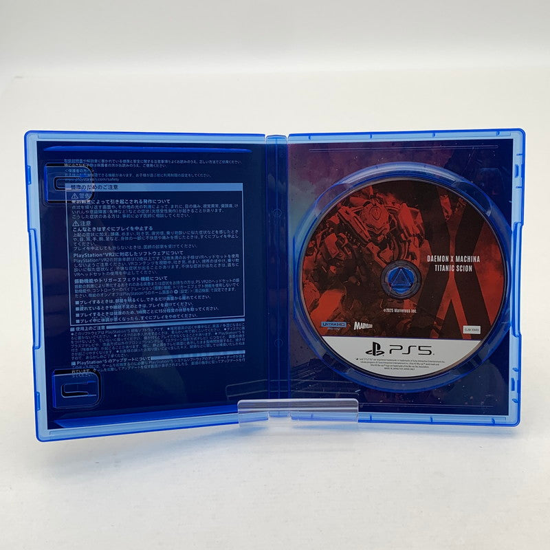 【中古美品】 DAEMON X MACHINA TITANIC SCION デーモンエクスマキナ：タイタニックサイオン -PS5 ソフト [CERO区分_C/ 15歳以上対象] 026-260429-ky-04-fuz 万代Net店