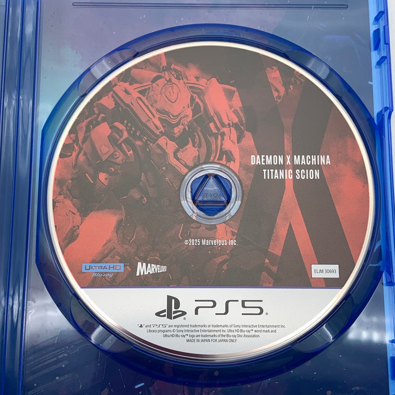 【中古美品】 DAEMON X MACHINA TITANIC SCION デーモンエクスマキナ：タイタニックサイオン -PS5 ソフト [CERO区分_C/ 15歳以上対象] 026-260429-ky-04-fuz 万代Net店