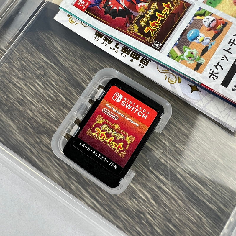 【中古品】 ポケットモンスター スカーレット Nintendo Switch ニンテンドースイッチ ポケモン 表紙水濡れあり [CERO区分_A / 全年齢対象商品] 260528-io-65-fuz 万代Net店