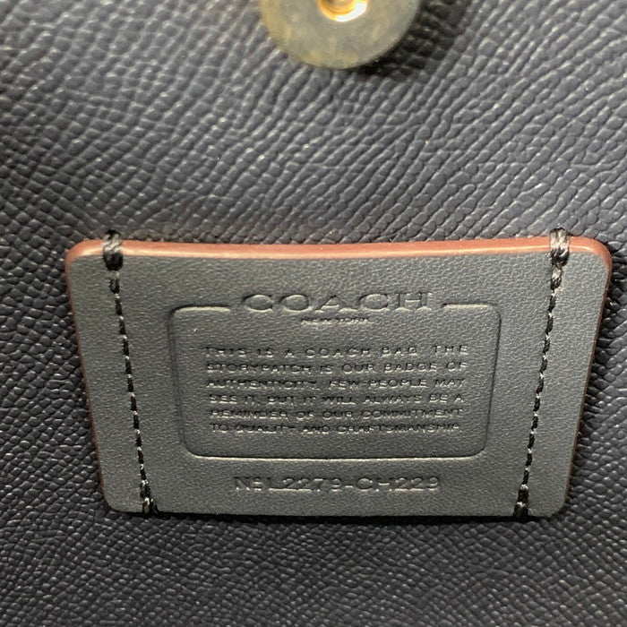 【中古品】【レディース】 COACH コーチ CH229 モリ―バケットバッグ 2wayショルダーバッグ ブランド カバン 180-260124-gm-28-fuz カラー：ネイビー 万代Net店