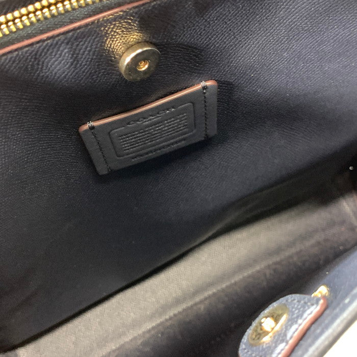 【中古品】【レディース】 COACH コーチ CH229 モリ―バケットバッグ 2wayショルダーバッグ ブランド カバン 180-260124-gm-28-fuz カラー：ネイビー 万代Net店