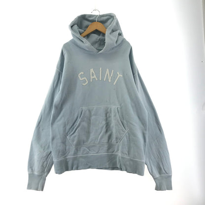 【中古品】【メンズ】 SAINT MICHAEL セントマイケル SM-A22-0000-022 HOODIE FELT フーディー パーカー 140-260122-ky-08-fuz サイズ：L カラー：ブルー 万代Net店