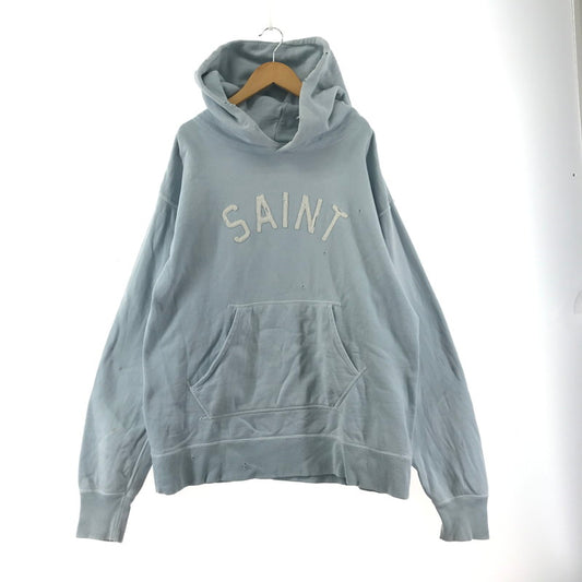 【中古品】【メンズ】 SAINT MICHAEL セントマイケル SM-A22-0000-022 HOODIE FELT フーディー パーカー 140-260122-ky-08-fuz サイズ：L カラー：ブルー 万代Net店