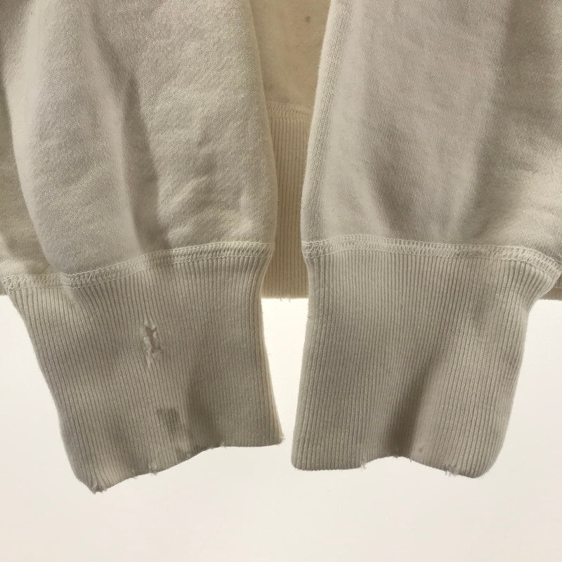 【中古品】【メンズ】 SAINT MICHAEL セントマイケル CREWNECK SWEAT SHIRT クルースェットシャツ SM-S21-0000-013 140-260122-ky-06-fuz サイズ：L カラー：ホワイト 万代Net店