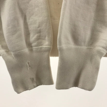 【中古品】【メンズ】 SAINT MICHAEL セントマイケル CREWNECK SWEAT SHIRT クルースェットシャツ SM-S21-0000-013 140-260122-ky-06-fuz サイズ：L カラー：ホワイト 万代Net店
