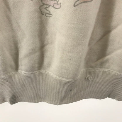 【中古品】【メンズ】 SAINT MICHAEL セントマイケル CREWNECK SWEAT SHIRT クルースェットシャツ SM-S21-0000-013 140-260122-ky-06-fuz サイズ：L カラー：ホワイト 万代Net店