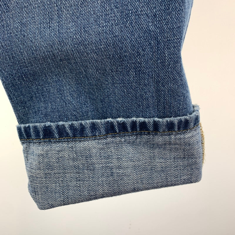 【中古品】【メンズ】 CARHARTT カーハート DENIM WIDE PANTS デニム ワイド パンツ ジーンズ ボトムス 古着 156-260220-mh-06-fuz サイズ：28×32 カラー：ライトブルー 万代Net店