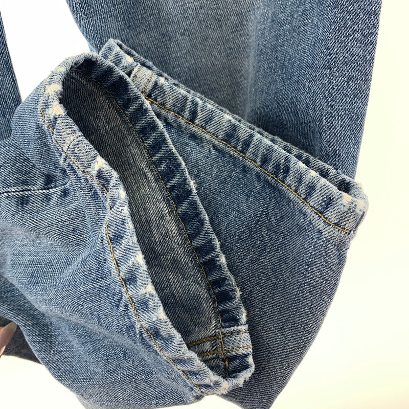 【中古品】【メンズ】 CARHARTT カーハート DENIM WIDE PANTS デニム ワイド パンツ ジーンズ ボトムス 古着 156-260220-mh-06-fuz サイズ：28×32 カラー：ライトブルー 万代Net店