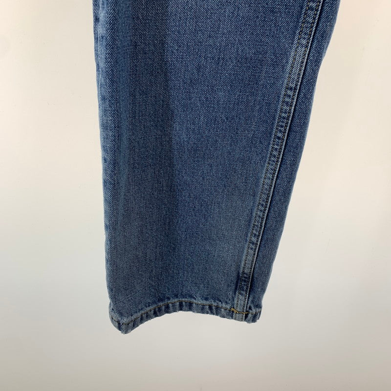【中古品】【メンズ】 CARHARTT カーハート DENIM WIDE PANTS デニム ワイド パンツ ジーンズ ボトムス 古着 156-260220-mh-06-fuz サイズ：28×32 カラー：ライトブルー 万代Net店