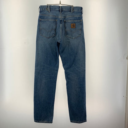 【中古品】【メンズ】 CARHARTT カーハート DENIM WIDE PANTS デニム ワイド パンツ ジーンズ ボトムス 古着 156-260220-mh-06-fuz サイズ：28×32 カラー：ライトブルー 万代Net店