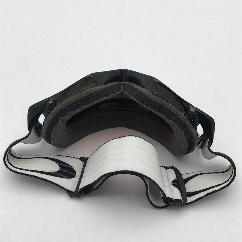 【中古品】 オークリー OAKLEY ゴーグル ストラップカラー ブラック/ホワイト 保存袋付き ベンチレーション 127-261022-ky-11-fuz 万代Net店
