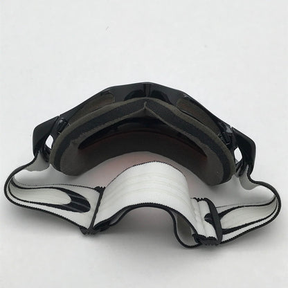 【中古品】 オークリー OAKLEY ゴーグル ストラップカラー ブラック/ホワイト 保存袋付き ベンチレーション 127-261022-ky-11-fuz 万代Net店