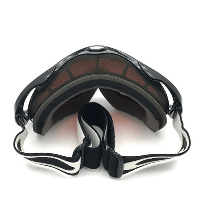 【中古品】 オークリー OAKLEY ゴーグル ストラップカラー ブラック/ホワイト 保存袋付き ベンチレーション 127-261022-ky-11-fuz 万代Net店