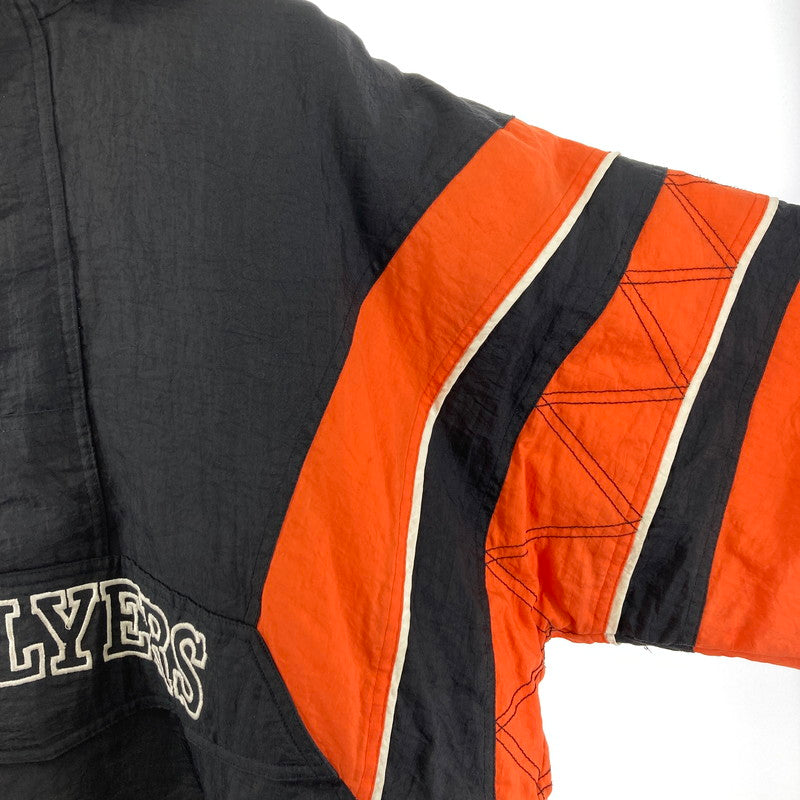 【中古品】【メンズ】 STARTER スターター NHL PHILADELPHIA FLYERS フィラデルフィア フライヤーズ アノラックパーカー 145-260128-ky-06-fuz サイズ：XL カラー：ブラック/オレンジ 万代Net店