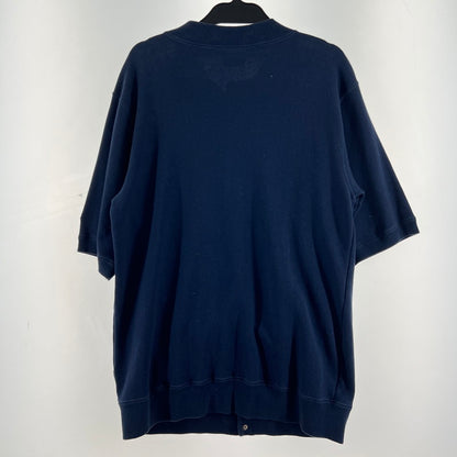 【中古品】【メンズ】 CHAMPION チャンピオン 半袖 ジャケット ネイビー SIZE:XO スウェット ※毛玉あり 148-260919-io-18-fuzh 万代Net店
