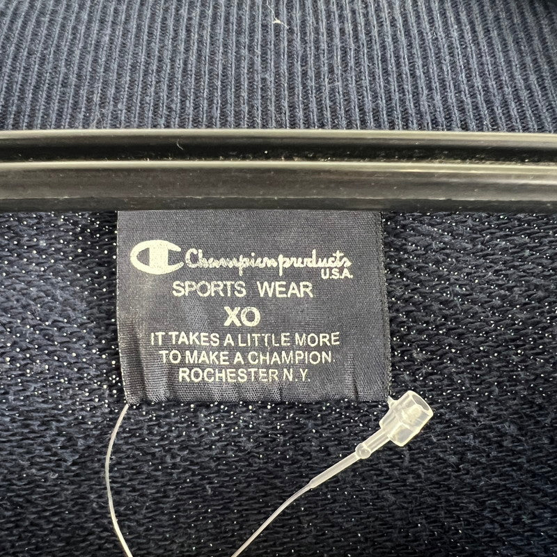 【中古品】【メンズ】 CHAMPION チャンピオン 半袖 ジャケット ネイビー SIZE:XO スウェット ※毛玉あり 148-260919-io-18-fuzh 万代Net店